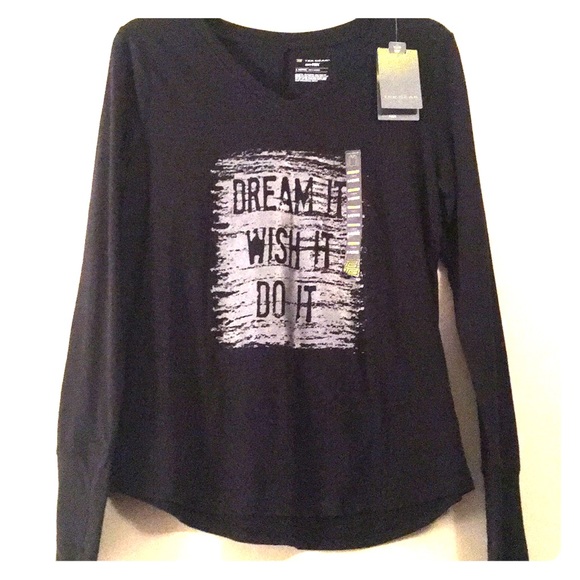tek gear Tops - NWT 🥊 TEK GEAR DRI-FIT L/S T-SHIRT TOP Petite S